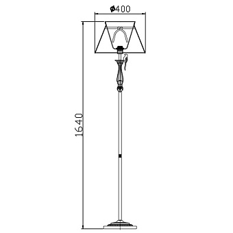 Торшер Maytoni Bird ARM013-22-W 40Вт E27