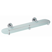 Полка в ванную овальная WASSERKRAFT Donau K-9400 K-9444 1-ярусная 14,5х50см хром