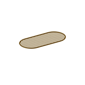 Полочка для консоли ArtCeram TFA013 56 moka