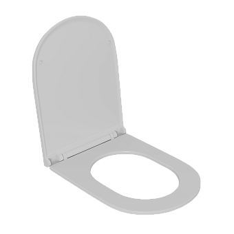 Унитаз подвесной D&K Venice DT1026016 безободковый с микролифтом