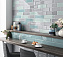 Настенная плитка KERAMA MARAZZI 9012 зелёный грань 8,5х28,5см 0,97кв.м. глянцевая
