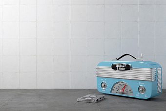 Настенная плитка WOW Blanc Et Bleu 108908 Antique Wall 12,5х12,5см 0,587кв.м. матовая