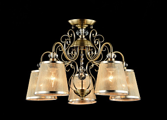 Светильник потолочный Freya Driana FR2405-PL-05-BZ 40Вт E14