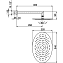 Верхний душ Cisal Shower DS01349021 хром