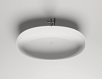 Ванна каменная SALINI ALDA 101912G S-Sense глянцевая 170х80см отдельностоящая