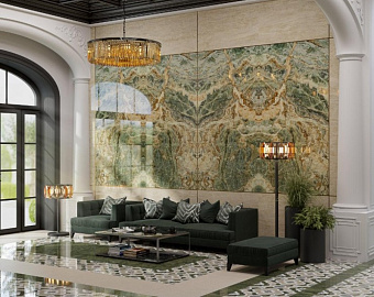 Лаппатированный керамогранит KERAMA MARAZZI Риальто Нобиле SG649022R бежевый 60х60см 1,8кв.м.