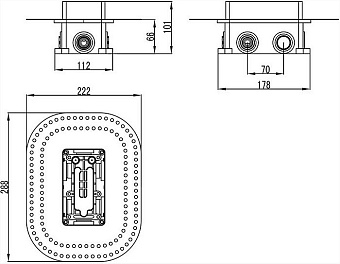 Внутренняя часть смесителя RAVAK X070074