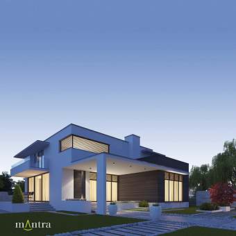 Светильник архитектурный Mantra VOLCANO 7908 20Вт IP54 E27 темно-серый