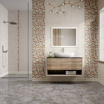 Настенная плитка KERAMA MARAZZI 7206 беж светлый 20х50см 1,2кв.м. глянцевая