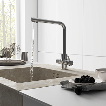 Смеситель для кухни Paini Primavera PRCR6433VEB90 поворотный излив хром