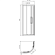 Угловое ограждение IDEAL STANDARD Ideal Standard i.life T4933EO 200,5х80см стекло прозрачное