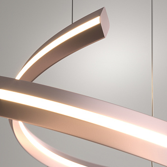 Светильник подвесной Eurosvet Gap 90280/3 сатин-никель Smart 160Вт LED