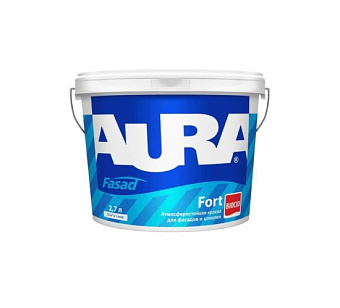 Краска для минеральных поверхностей фасадная Aura(Eskaro) Форт основа TR 2,7л
