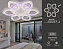Люстра потолочная Ambrella ACRYLICA Original FA4503 90Вт 6 лампочек LED