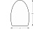 Настольная лампа M3Light OVAL 70423540 5Вт E14