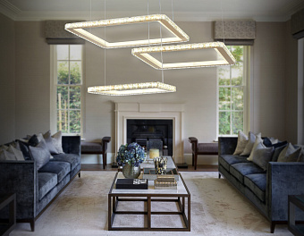 Люстра подвесная Ambrella ACRYLICA Ice FA1761 180Вт 3 лампочек LED