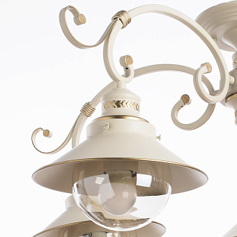 Люстра потолочная Arte Lamp GRAZIOSO A4577PL-5WG 60Вт 5 лампочек E27
