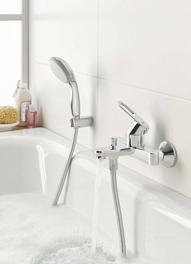 Смеситель для ванны GROHE BauEdge 23605000 хром