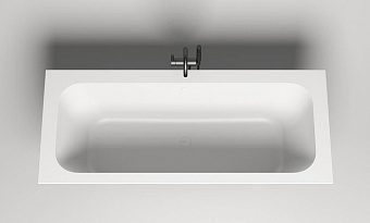 Ванна каменная SALINI ORLANDO 103211G S-Sense глянцевая 191,1х80см отдельностоящая