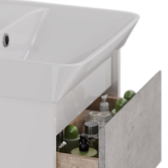 Тумба под раковину напольная LEMARK Combi LM03C50T-Beton 35х47,6х65см
