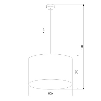 Светильник подвесной TK Lighting Tercino 6173 60Вт E27