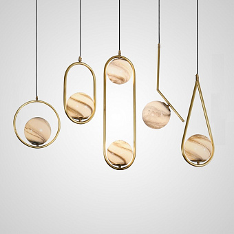 Светильник подвесной ImperiumLOFT Hoop 151874-26 80Вт E14