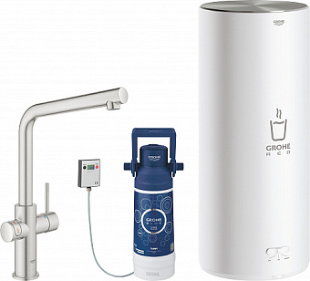 Смеситель для кухни GROHE Red II Duo 30325DC1 высокий излив нержавеющая сталь