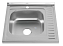 Мойка кухонная MELANA ДЕКОР 097L 60х60см хром