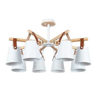 Люстра потолочная Arte Lamp THOMAS A7032PL-8WH 60Вт 8 лампочек E27
