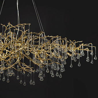 Люстра подвесная Loft It Bijout 10067/1500 GD 75Вт 15 лампочек G9