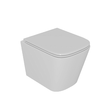 Унитаз подвесной D&K DT1436516 безободковый с микролифтом