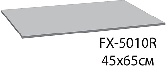 Коврик для ванной FIXSEN Tomy FX-5010R 45х65см Белый/красный