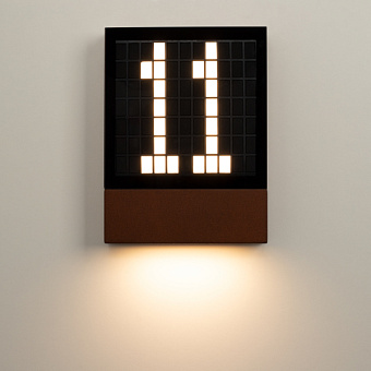 Светильник фасадный Arlight LGD-Sign-Wall- 030022 3Вт IP54 LED коричневый