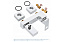 Смеситель для ванны GROHE Eurocube 23140000 хром