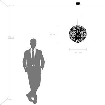 Люстра подвесная Lightstar FERMO 724064 240Вт 6 лампочек G9