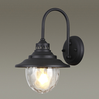 Светильник фасадный Odeon NATURE 4836/1W 60Вт IP44 E27 чёрный
