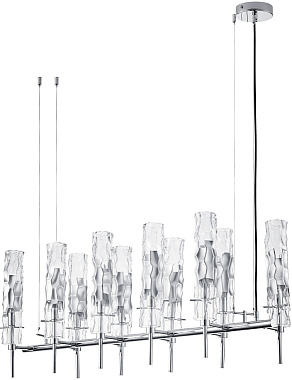 Люстра подвесная CRYSTAL LUX PRIMAVERA PRIMAVERA SP10 CHROME 600Вт 10 лампочек E14