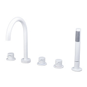 Смеситель для ванны Maxonor SUPERIOR PL1287-8 белый