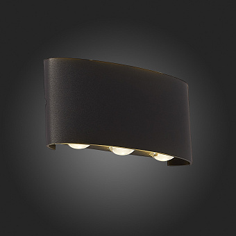 Светильник архитектурный ST Luce BISELLO SL089.401.06 6Вт IP54 LED чёрный кварцевый