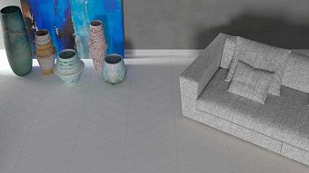 Матовый керамогранит WOW Floor Tiles 113940 Chevron A R Ash Grey Matt 9,8х52,2см 0,456кв.м.