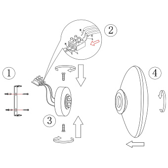 Светильник настенный Maytoni Roca MOD004WL-L5W3K1 5Вт LED