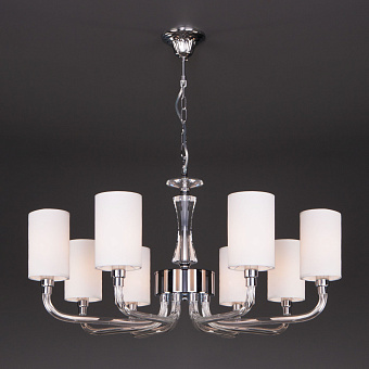 Люстра подвесная Eurosvet Catania 60120/8 хром Smart 40Вт 8 лампочек E14