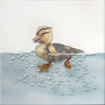 Декор KERAMA MARAZZI Чудо-озеро VT\A457\5009 белый/голубой/коричневый 20х20см 0,04кв.м.