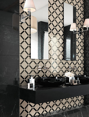 Керамическая мозаика Atlas Concord Италия Marvel Pro 9MVF Cremo Mix Diagonal Mosaic 30,5х30,5см 0,558кв.м.