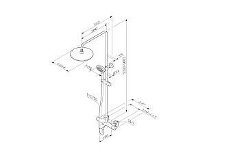 Душевая система AM-PM Spirit 2.0 F0770A510 хром