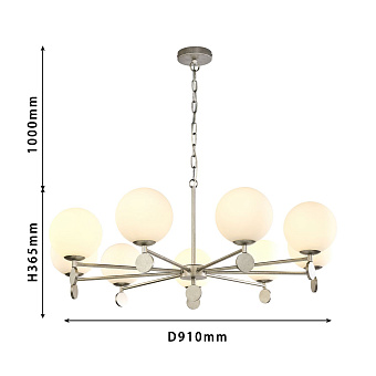 Люстра подвесная Favourite Absolute 2929-9P 360Вт 9 лампочек E14