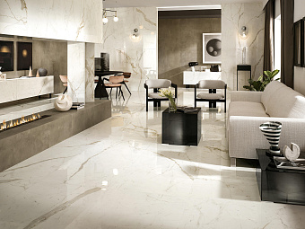 Матовый керамогранит Atlas Concord Италия Marvel X AFWJ Calacatta Sublime Matt 60х120см 1,44кв.м.