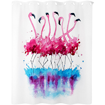 Шторка для ванной WASSERKRAFT Lossa 200х200см мультицвет