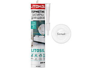 Герметик силиконовый LITOKOL LITOSIL белый 0,28л
