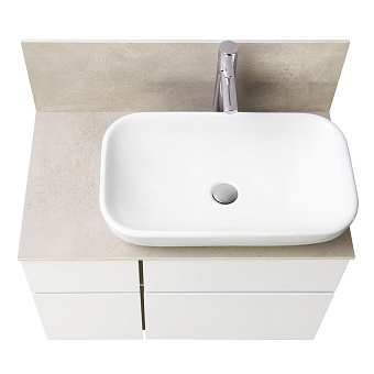 Столешница Акватон Мишель 1A253203MIX40 Керамогранит 46х80см бежевый